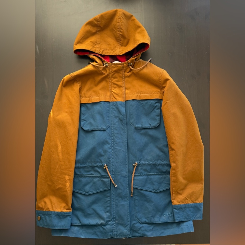 Orvis Blue and Brown Utility Jacket